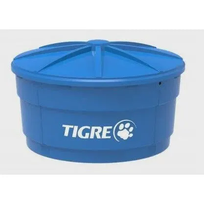 Caixa d'Água Polietileno 1500L Azul Tigre
