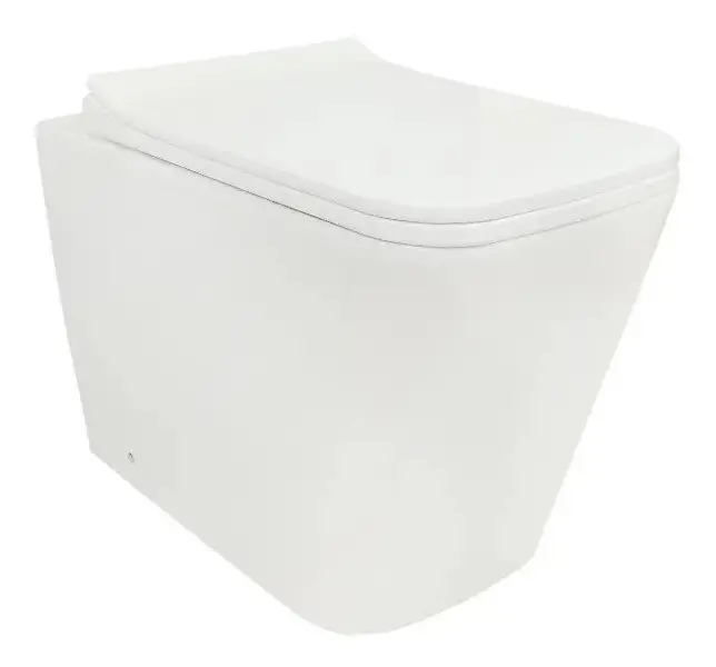 Vaso Sanitário Bacia Provada Convencional Quadrado Tubrax Cor Branco