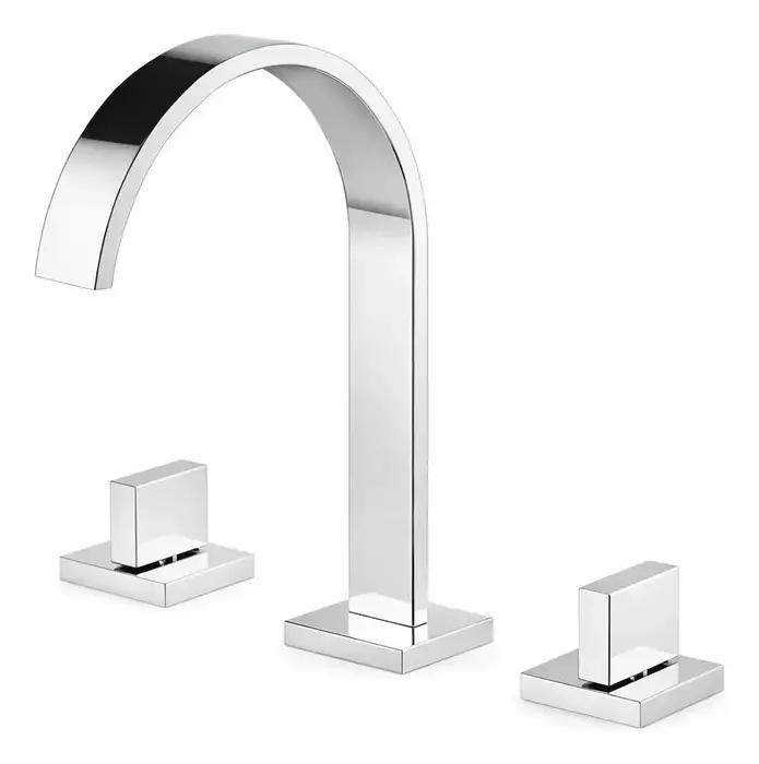 Torneira Misturador Lavatório Slim Bicomando Luxo Cromado