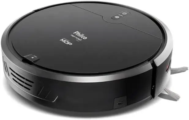 Aspirador Robô Philco PAS23 3 em 1 com MOP Preto Bivolt