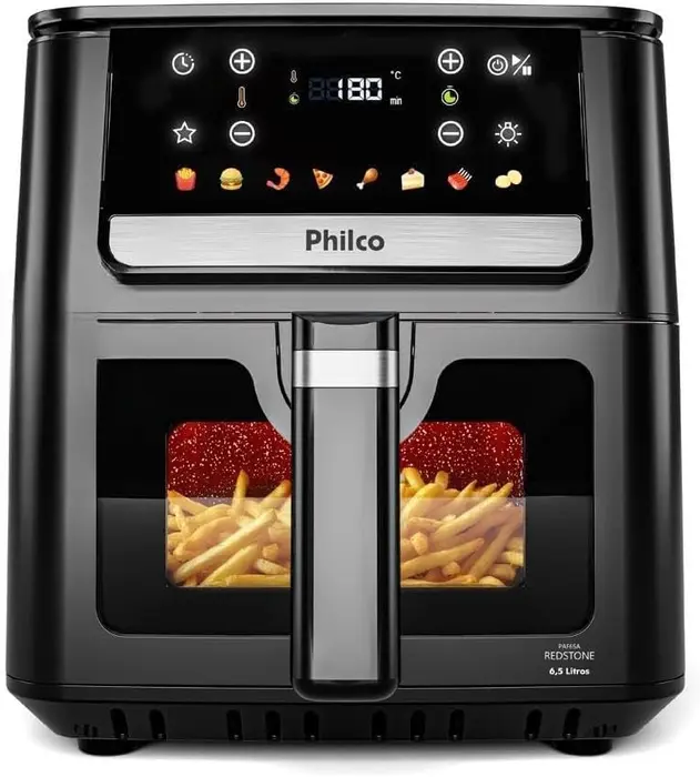 Air Fryer Philco PAF65 6,5L Visor Glass 1700W 127V