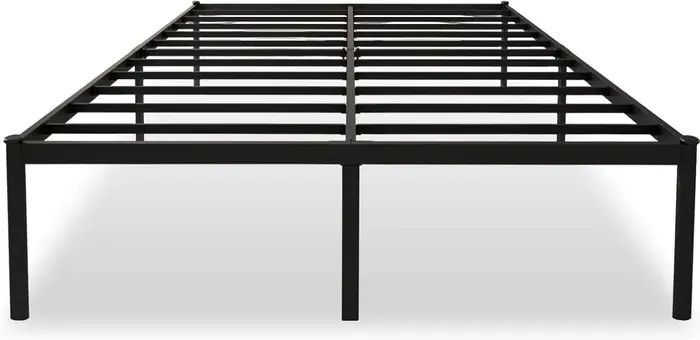 Estrutura de Cama de Metal Preto - Sem Box Spring - 300 kg