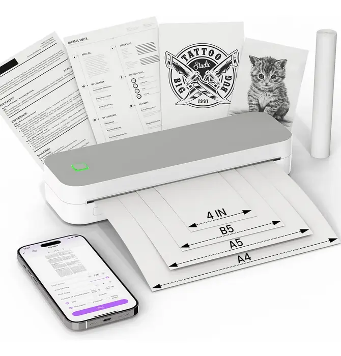 Impressora Portátil Ablemark A4 Térmica Bluetooth