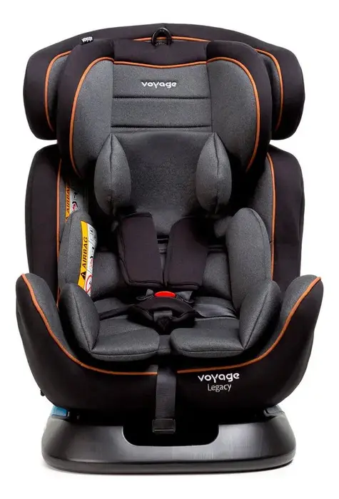 Cadeirinha Infantil Reclinável Legacy Voyage Cinza e Preto Mescla