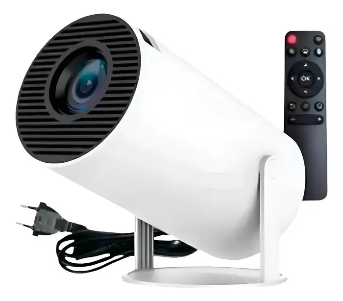 Projetor Hy300 4K HD Android 11 Wi-Fi Bluetooth Portátil 150