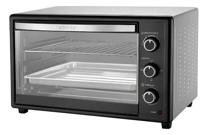 Forno Elétrico Best 66 Litros Preto e Branco