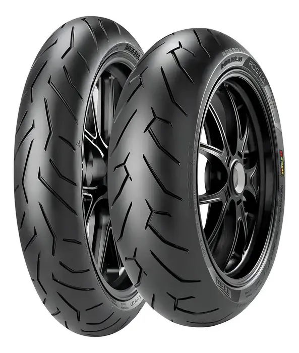 Pneu Pirelli Diablo Rosso II 110/70R17 54H + 140/70R17 66H