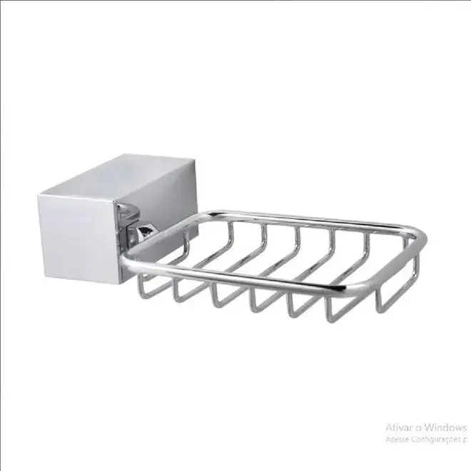 Saboneteira Cromada para Parede Aramada Actual - PERFLEX