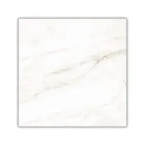 Piso Carrara Cristal Retificado Brilhante Branco 60x60cm 2,88m2