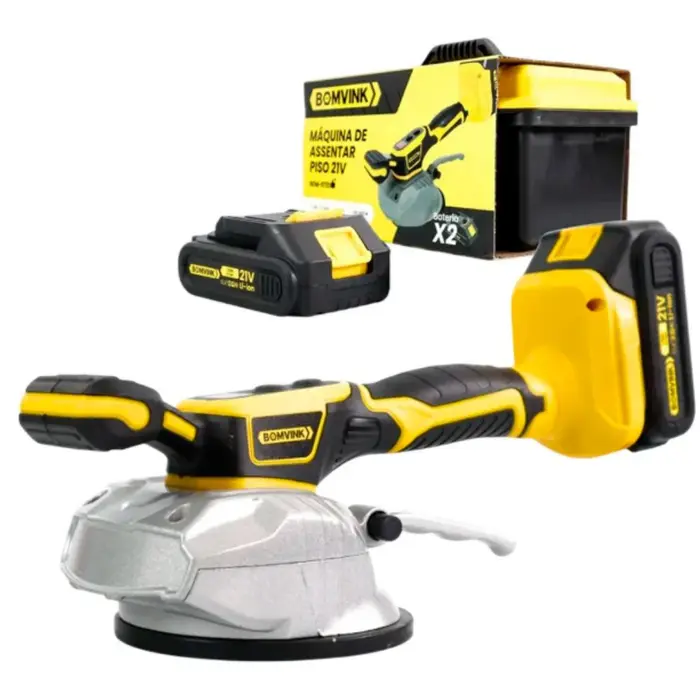 Máquina de Assentar Piso Bivolt 21v Bomvink