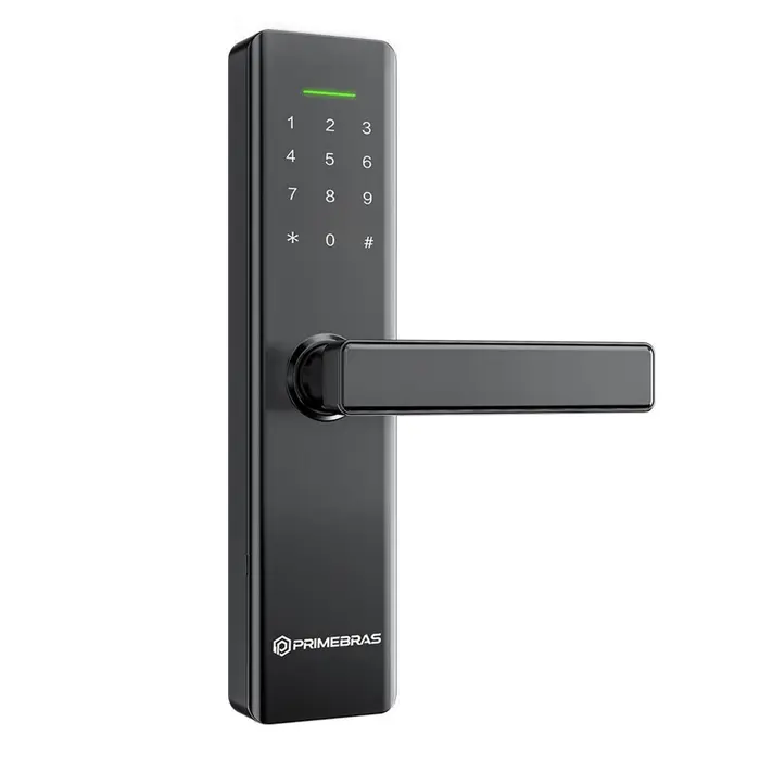 Fechadura Digital de Embutir com Senha e Tag Vienna Preto Primebras