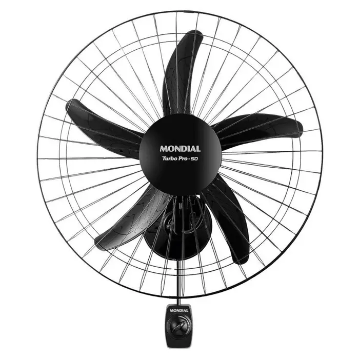 Ventilador de Parede Turbo Pro com 5 Pás 50cm 150W Mondial