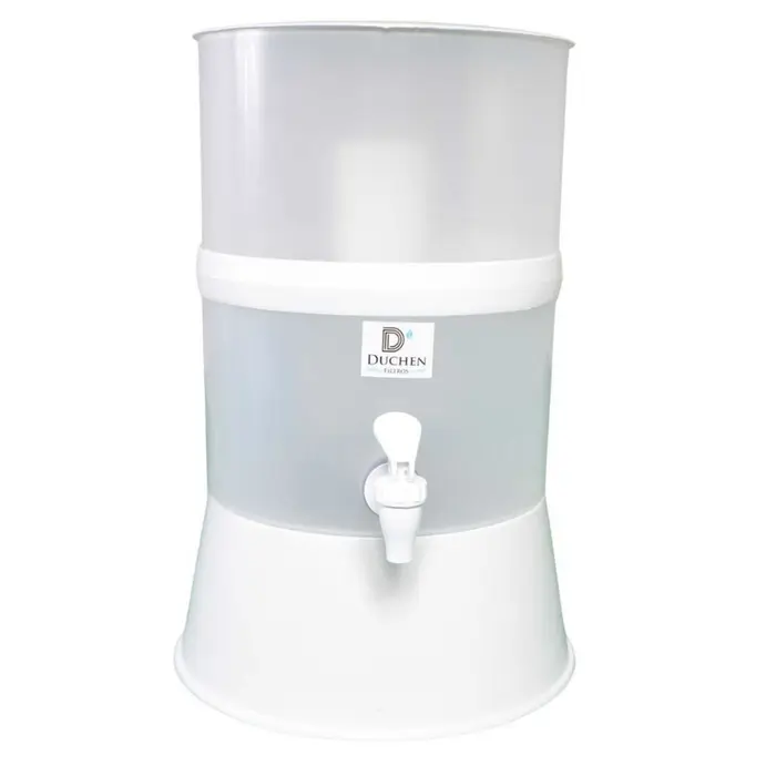 Filtro de Água Compacto de 7,5 Litros com Vela Branco Duchen
