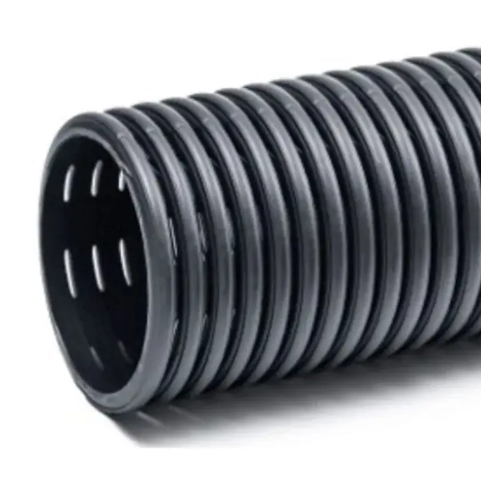 Tubo Dreno Corrugado 100mm Polietileno Preto 50m Cimflex
