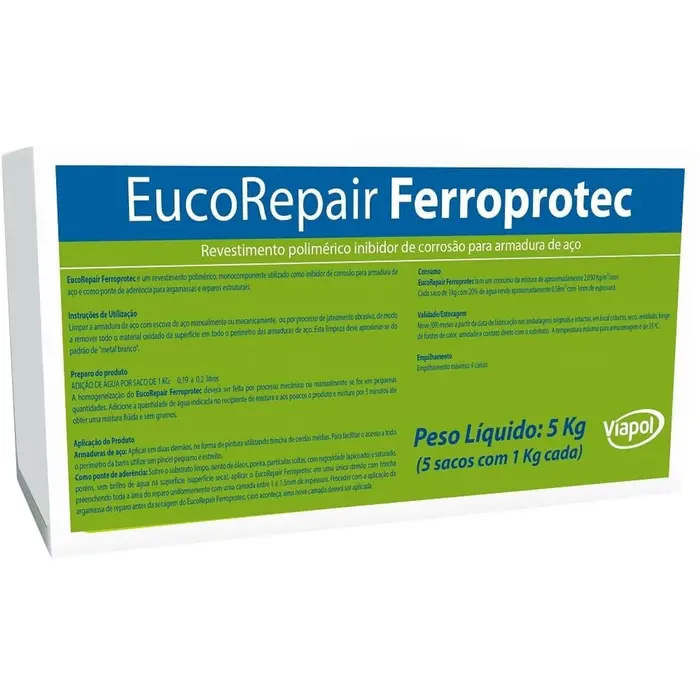 Primer Protetivo para Armaduras Eucorepair Ferroprotec Viapol