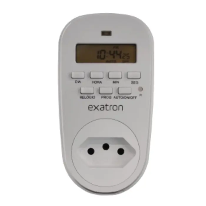 Temporizador Timer Digital 40 Programações para Tomada Exatron