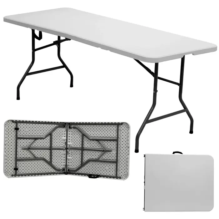 Mesa Dobrável 1.80m 200kg – TMD180