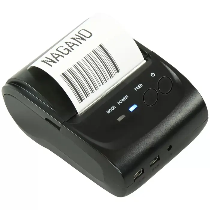 Mini Impressora Térmica USB Bluetooth 58mm PC Android IOS portátil POS – TMIT90R