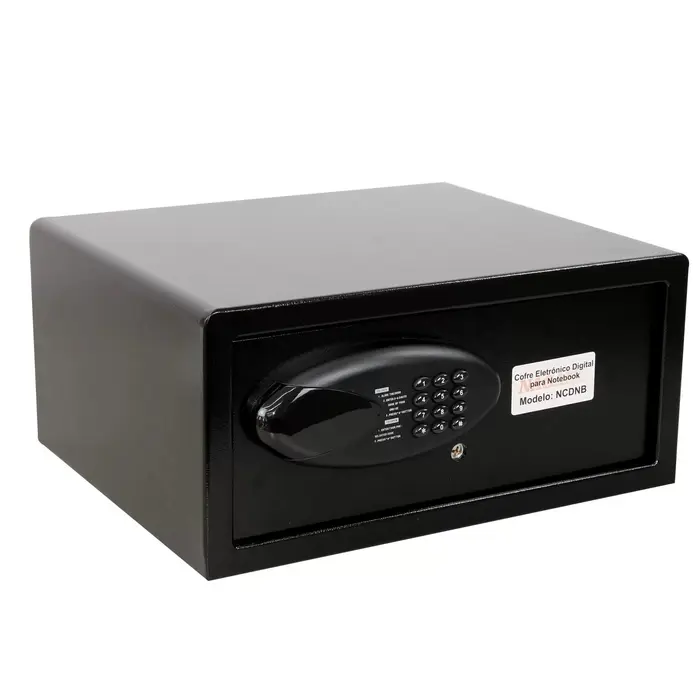 Cofre Eletrônico Digital 43x35x20cm para Notebook com 2 Chaves