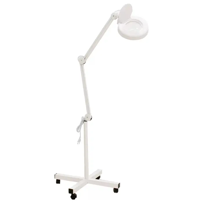 Lupa Luminária Led Tripé Branca Aumento 5x