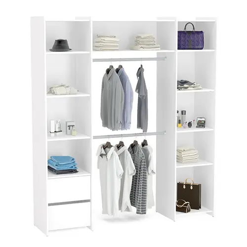Closet Diamante 2 Gavetas E 2 Cabideiros