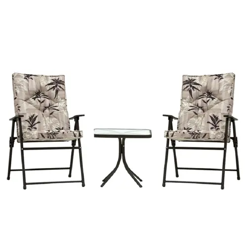 Conjunto de Mesa com 2 Cadeiras Estofadas – Kairos 9012