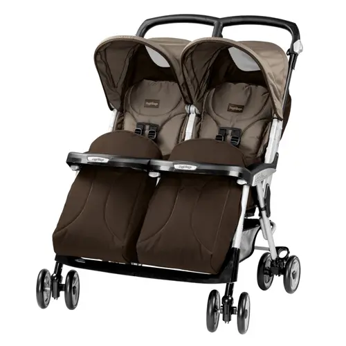 Carrinho para Gêmeos Aria Twin Chocolate – Peg-Pérego