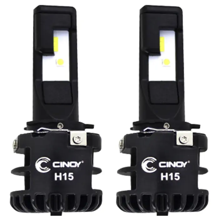 Par de Lâmpadas Automotiva Super LED Plus H15 32W 6.500K CINOY-YN-LSH15P