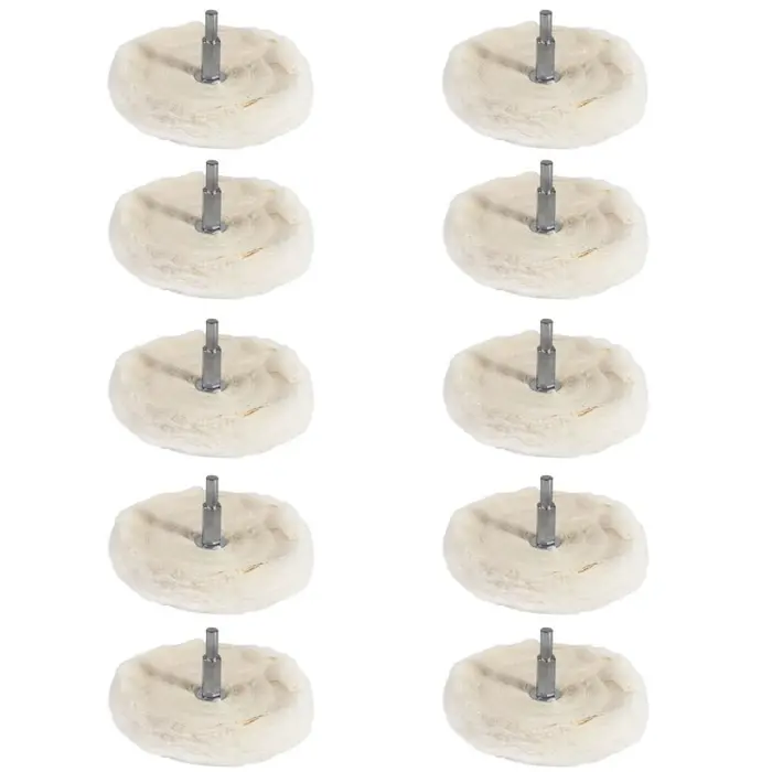 10 Rodas de Pano para Polimento com Haste 4 Pol. FORTGPRO-K6560