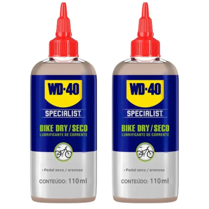 2 Lubrificantes Bike Dry 110ml WD40-K6688