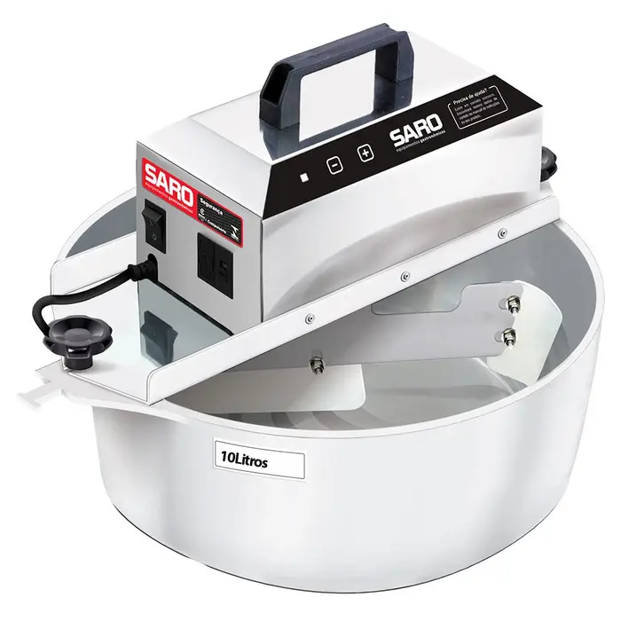 Misturador de Doces e Massas 10L 130W Bivolt com Regulador de Velocidade Digital SARO-PA10R