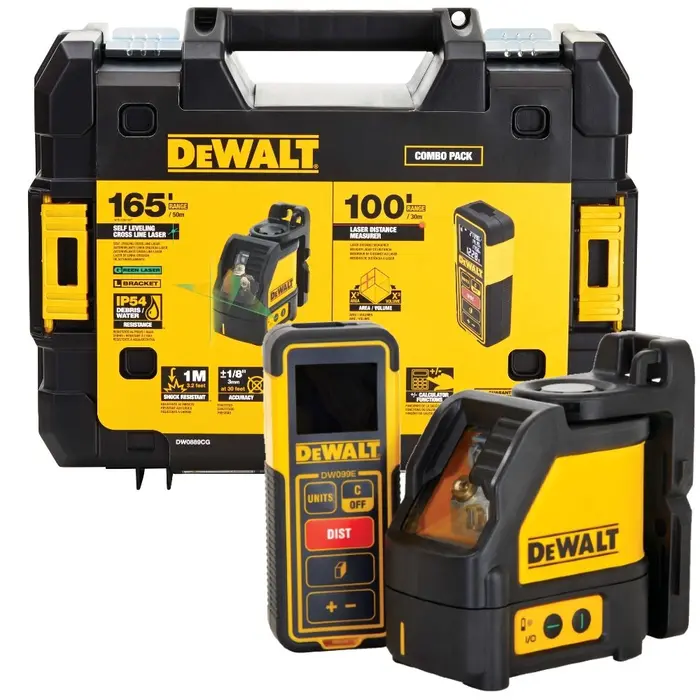 Kit Medidor Laser + Trena Laser 30m DEWALT-DW0889CG-XJ