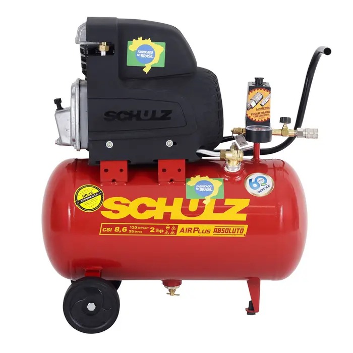 Motocompressor de Ar 25L 2HP Schulz Absoluto Air Plus