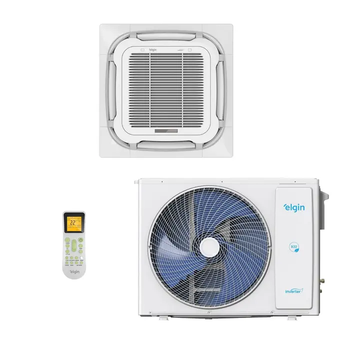 Ar Condicionado Cassete Inverter Frio 36000BTUs 220V Cassete Plus KD Elgin