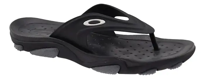 Chinelo Masculino Oakley Titan Black Original Lancamento