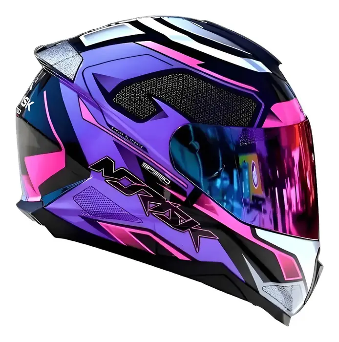 Capacete Integral Norisk Razor SpeedMax Roxo/Rosa